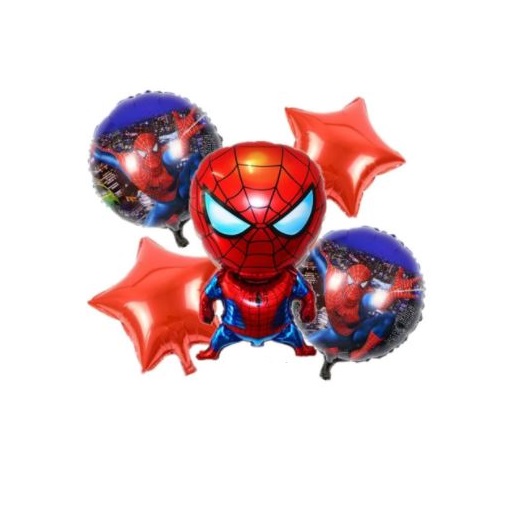 Pack 5 Globos Spiderman - Englobate